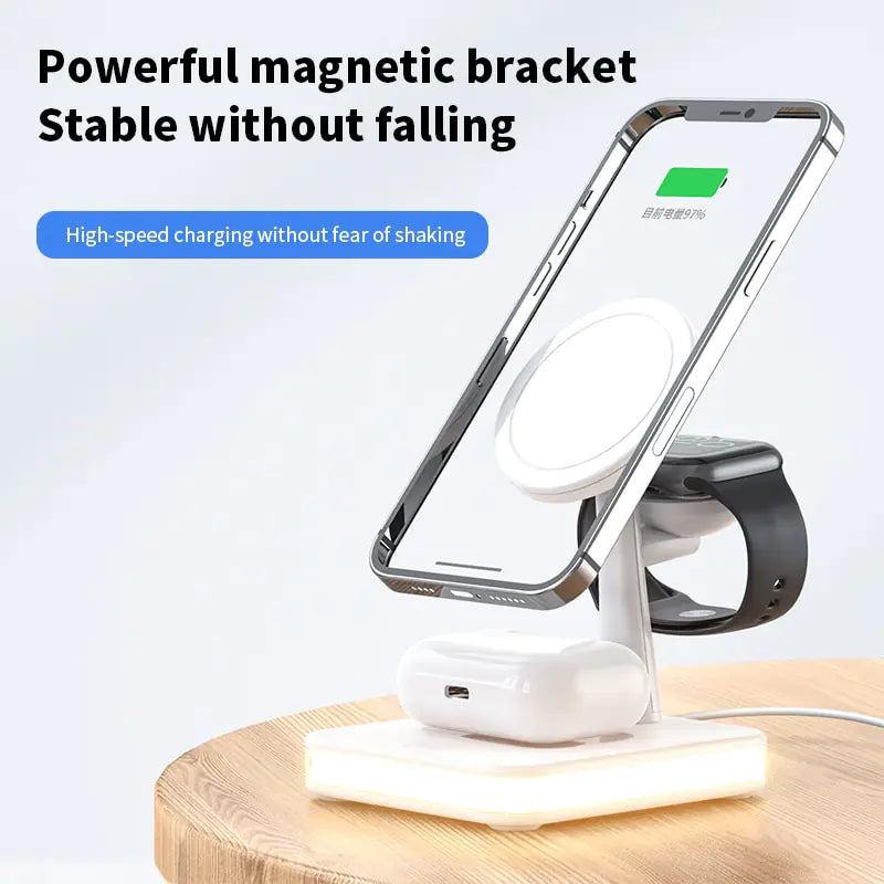 3 In 1 Magnetic Wireless Charger Stand